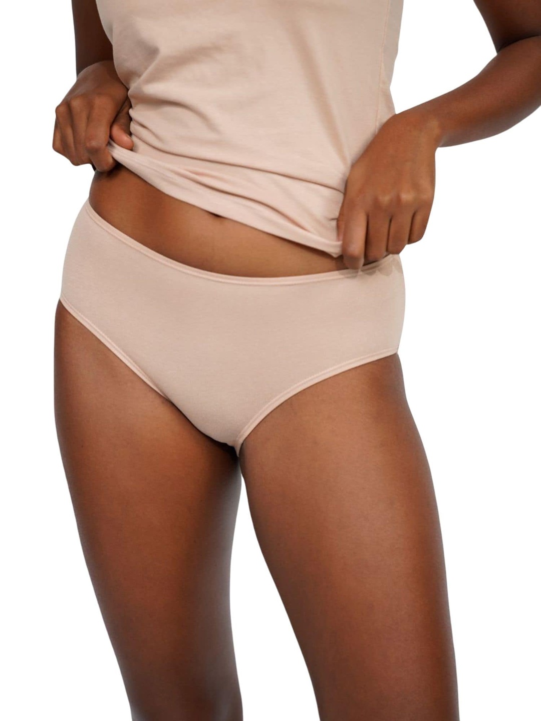 

Butt-Chique Mid-Rise Anti-Odour Hipster Briefs, Beige