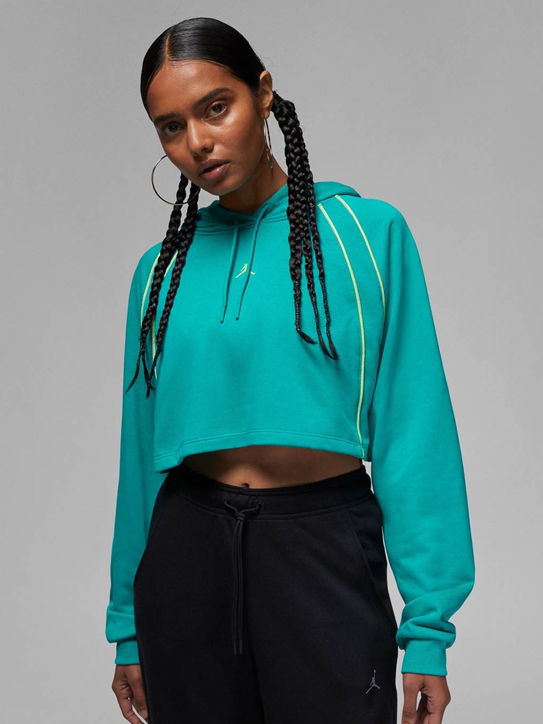 

Nike Sports Cropped Sweatshirts, Blue