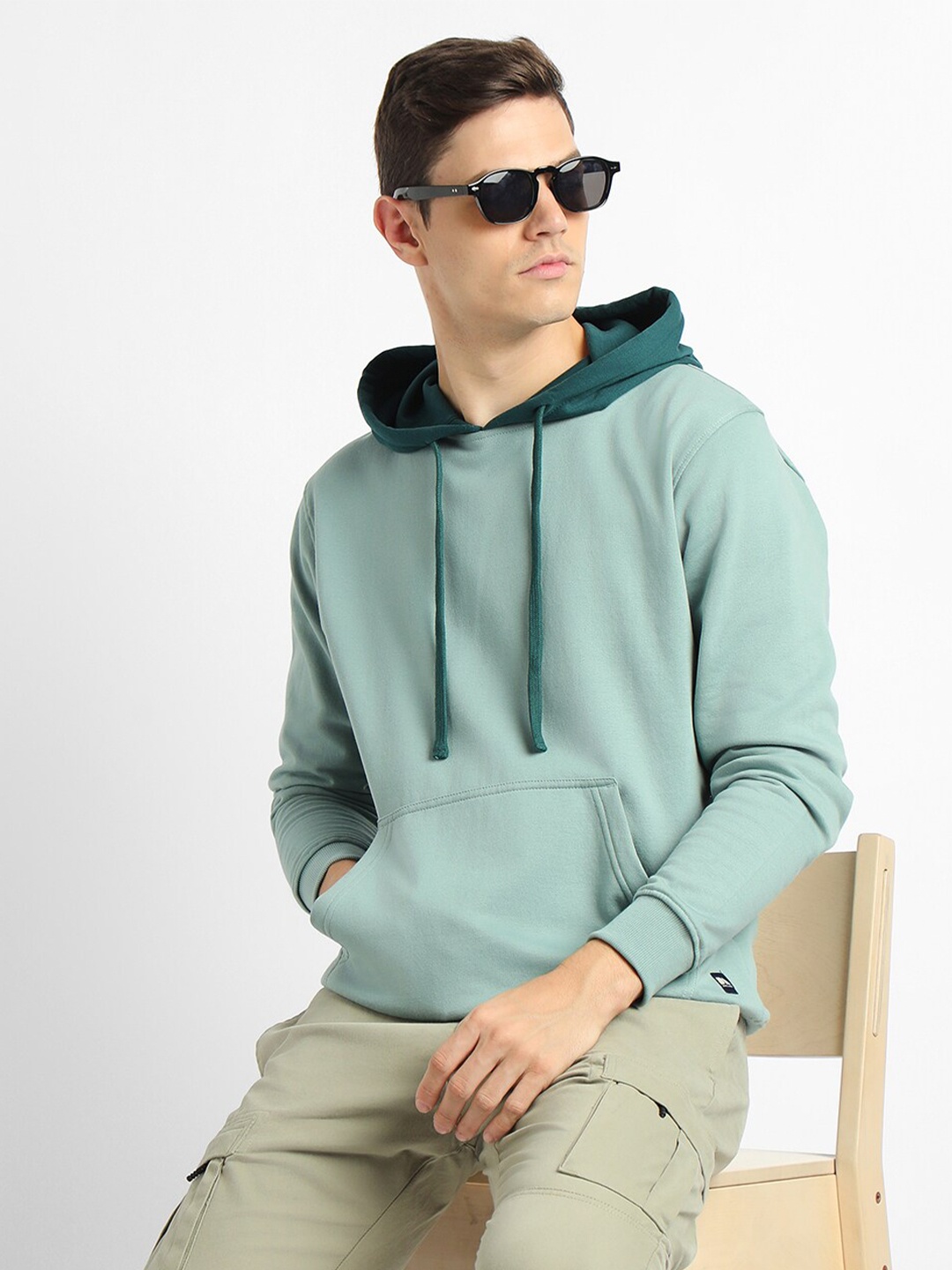 

Dennis Lingo Hooded Pullover Sweatshirt, Sea green