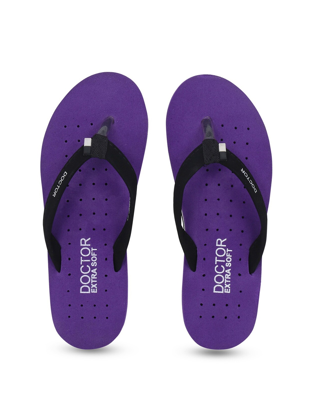 

DOCTOR EXTRA SOFT Women Orthopedic Non Slip Lightweight Thong Flip-Flops, Purple