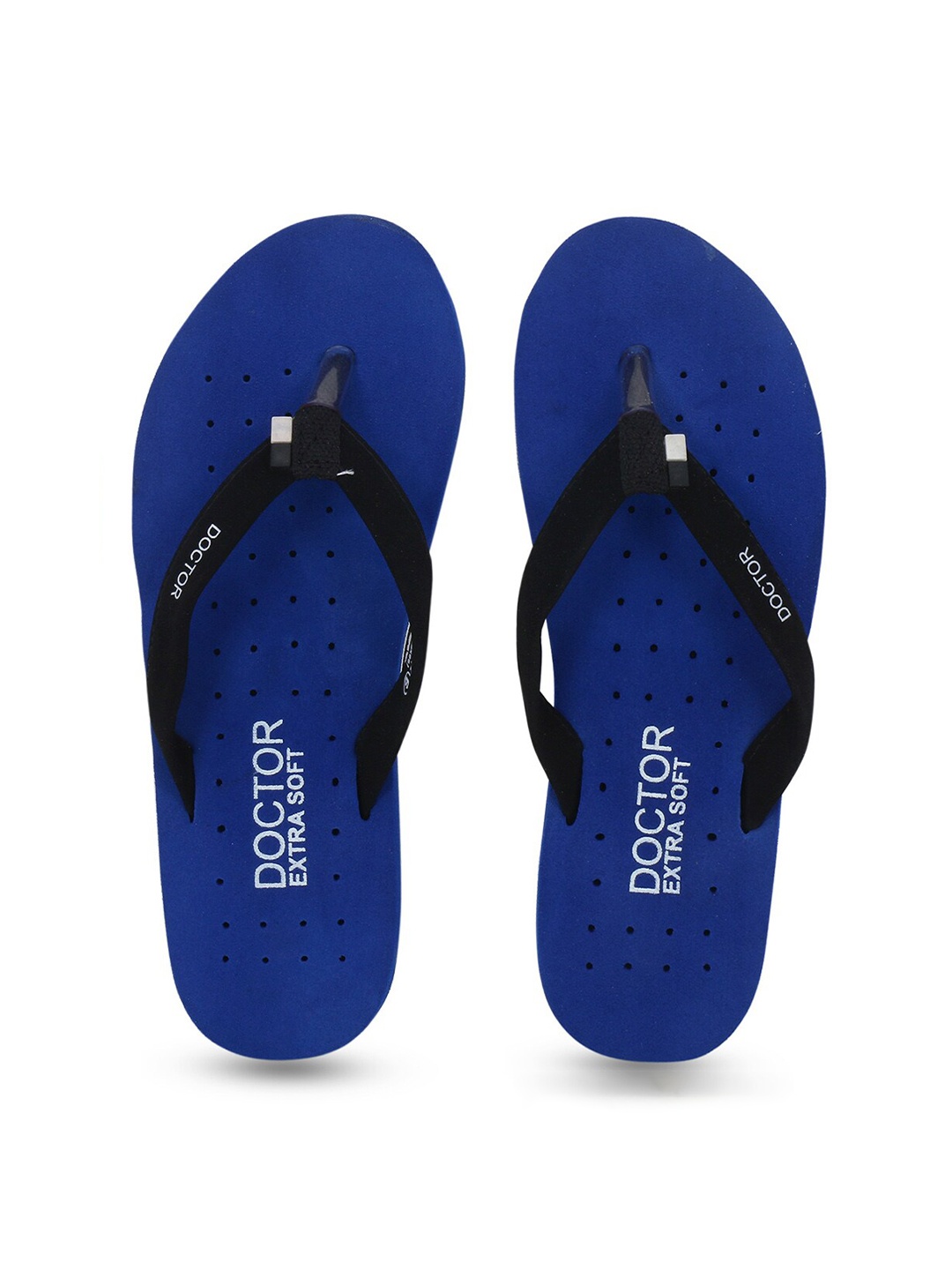 

DOCTOR EXTRA SOFT Women Orthopedic Non Slip Lightweight Thong Flip-Flops, Blue