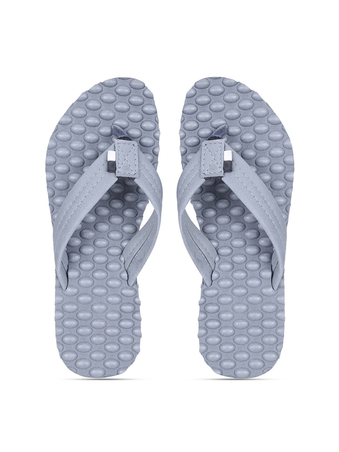 

DOCTOR EXTRA SOFT Women Accupressure Rubber Thong Flip-Flops, Grey