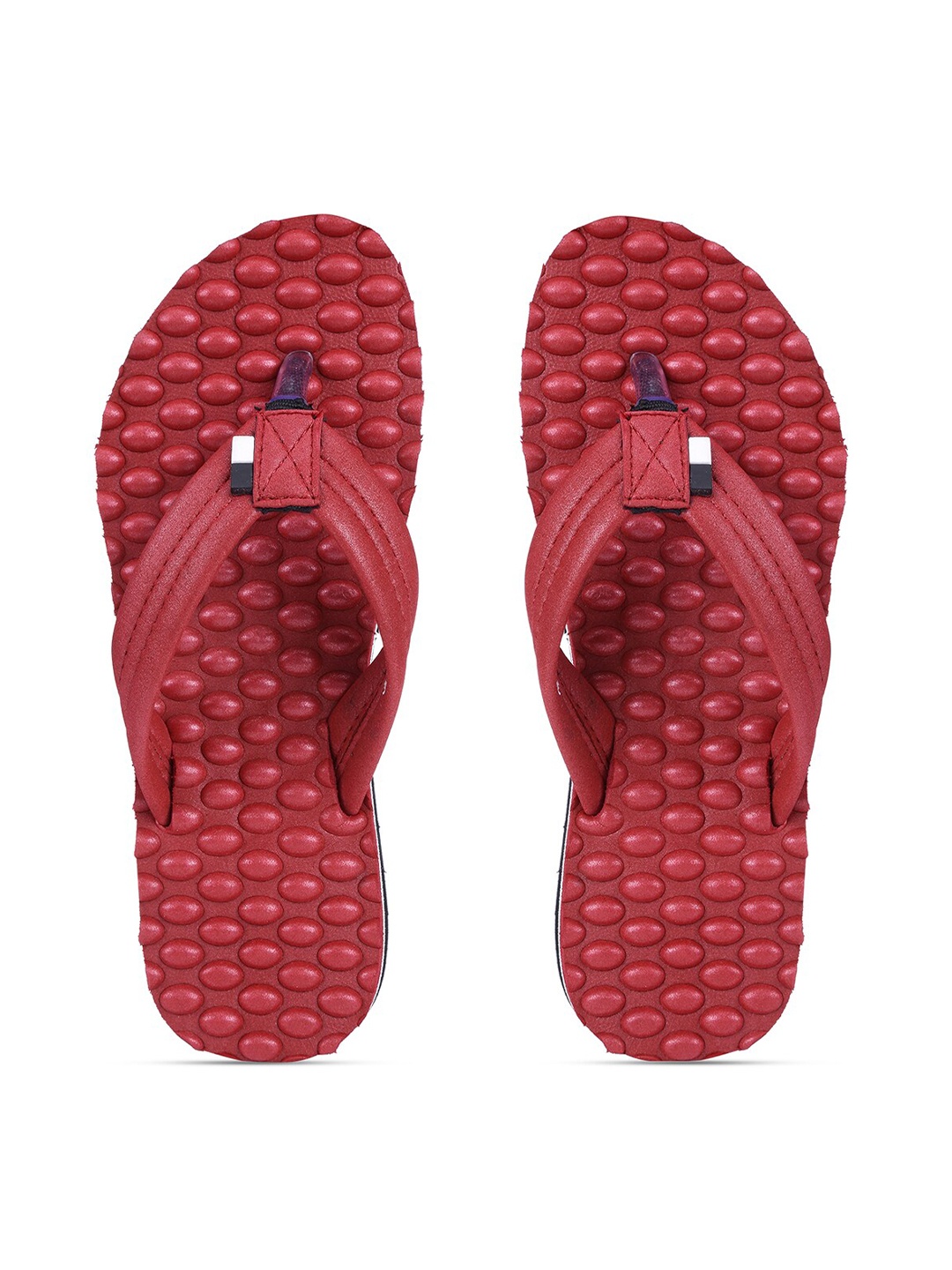 

DOCTOR EXTRA SOFT Women Textured Orthopedic Non-Slip Acupressure Thong Flip-Flops, Maroon