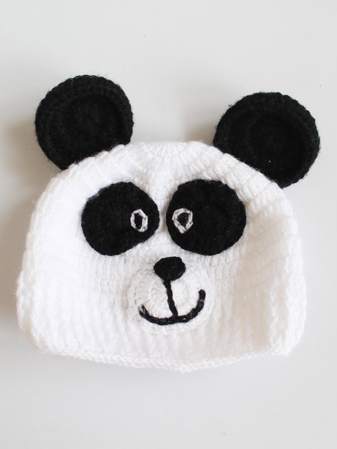 

Woonie Kids Panda Cap Acrylic Beanie, White