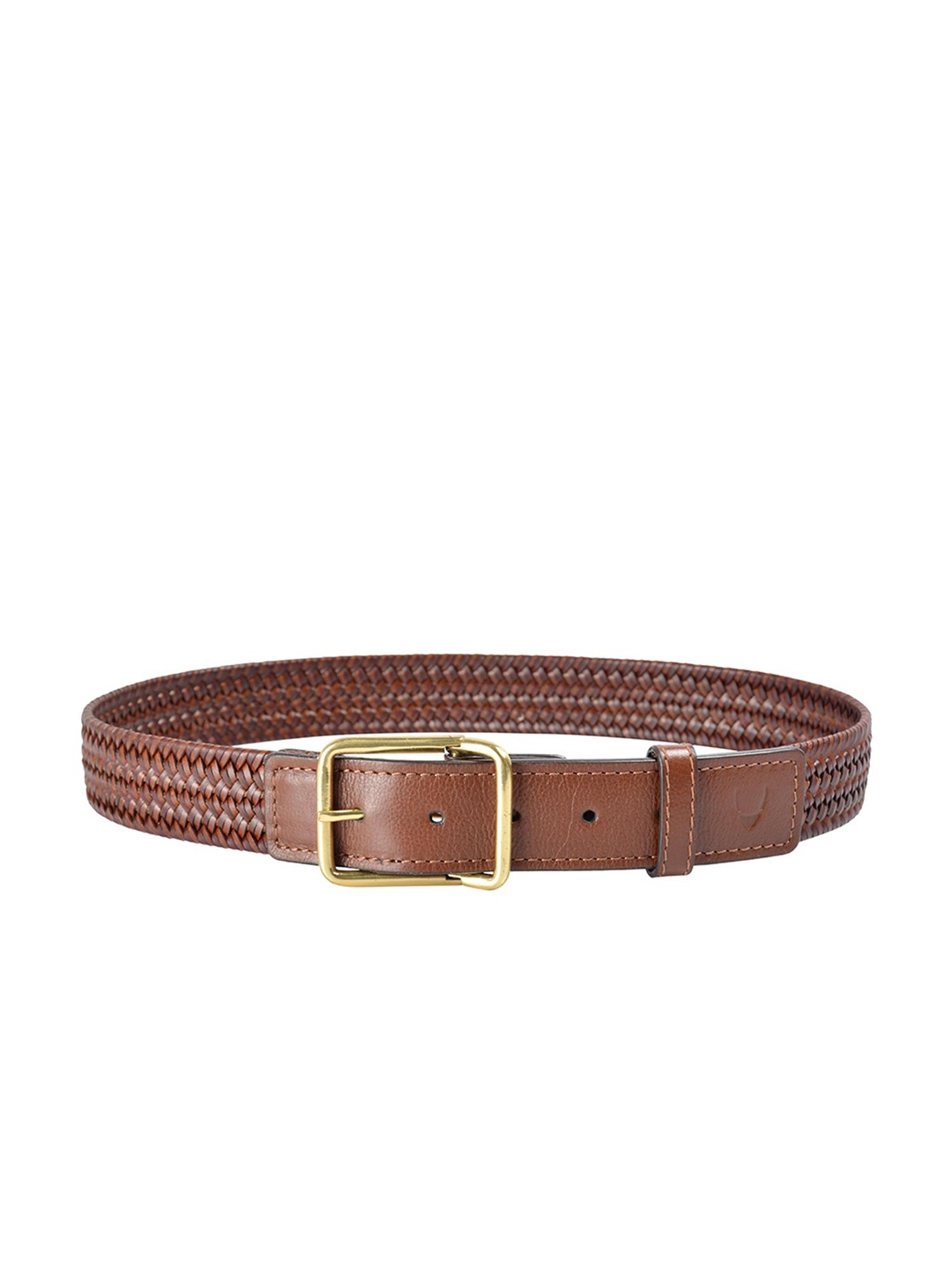 

Hidesign Men Braided Leather Belt, Brown