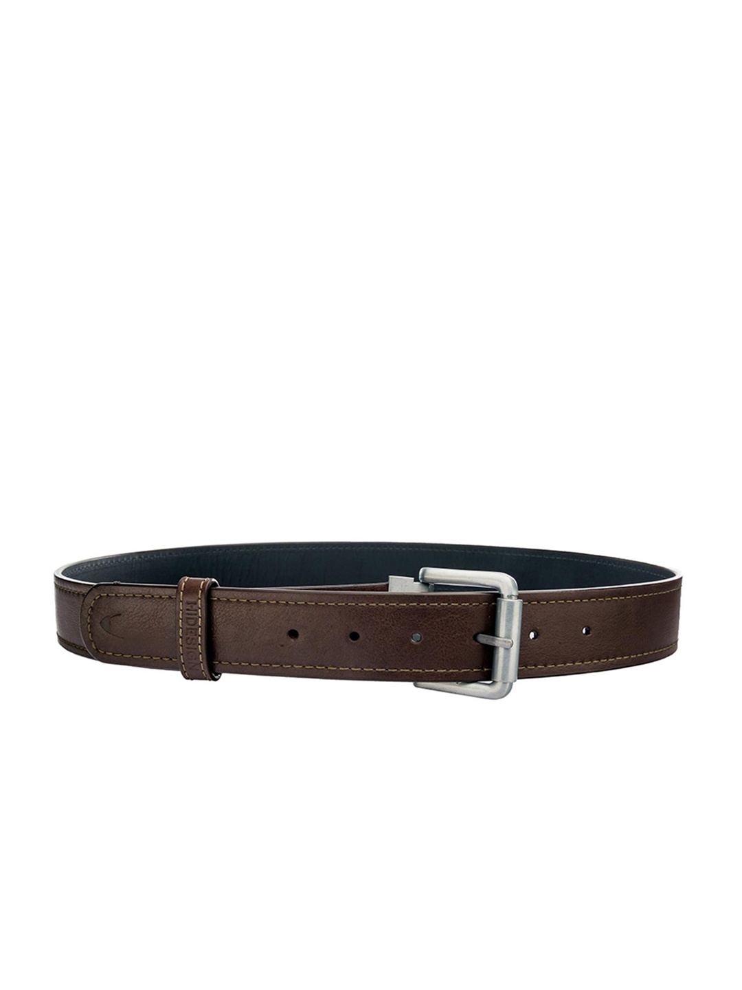 

Hidesign Men Leather Reversible Belt, Brown