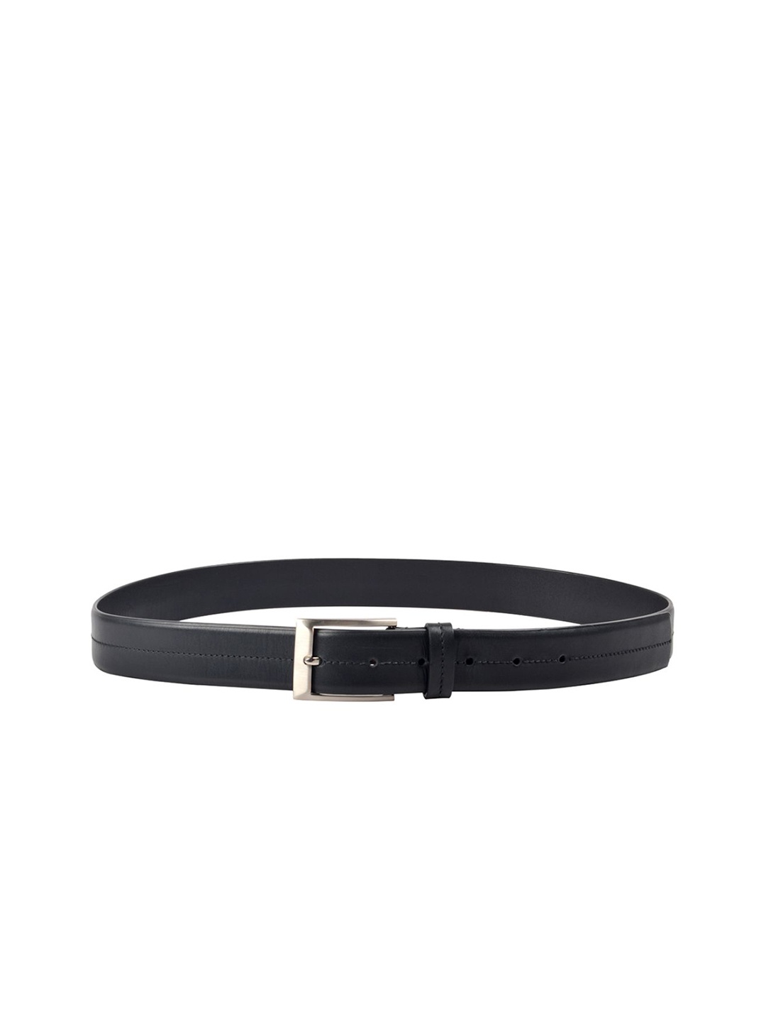 

Hidesign Men Leather Formal Belt, Black