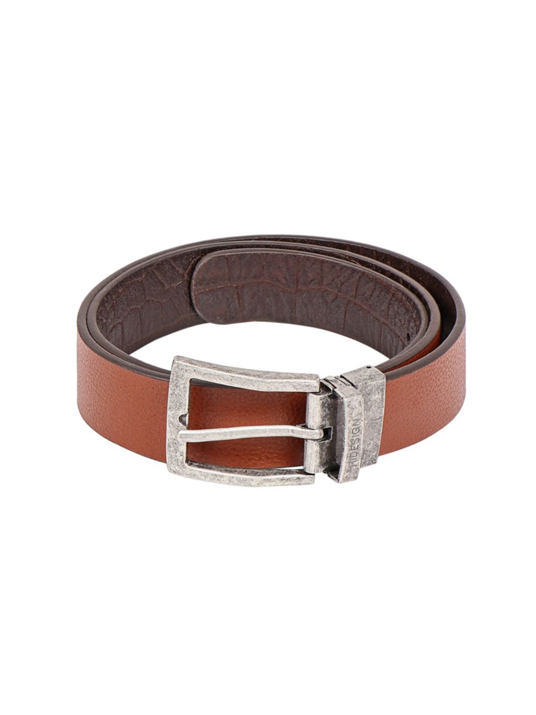 

Hidesign Men Leather Reversible Belt, Tan