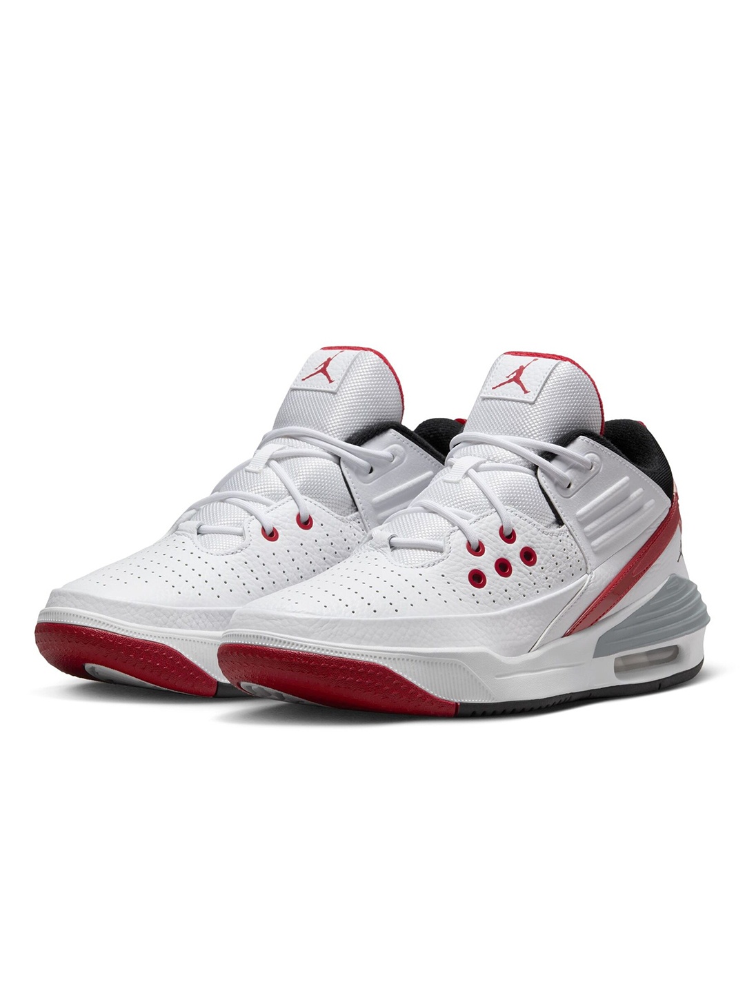 

Nike Men Jordan Max Aura 5 Leather Basketball Sports Shoes, White