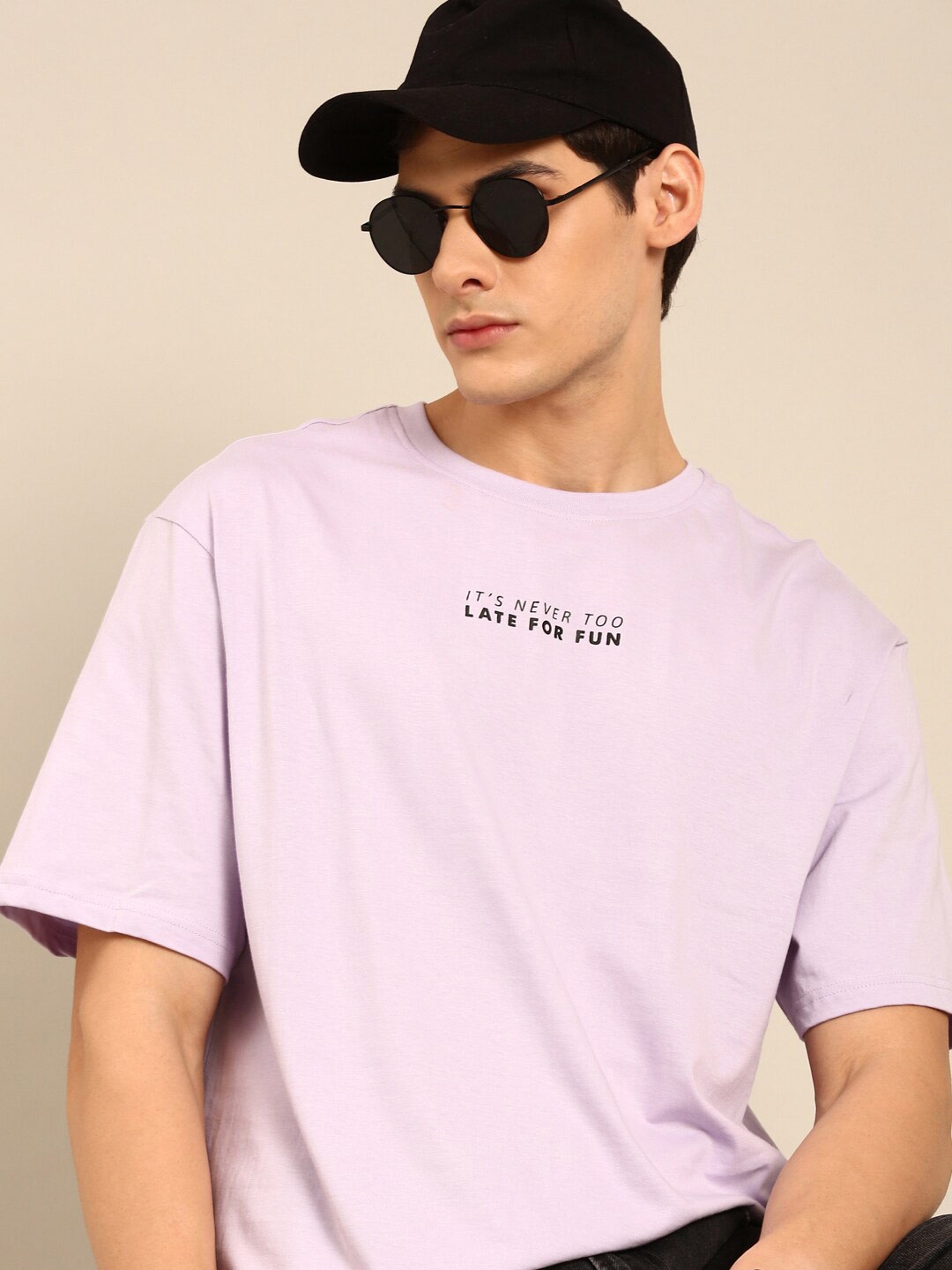 

recast Cotton Oversized Bio Finish T-shirt, Purple