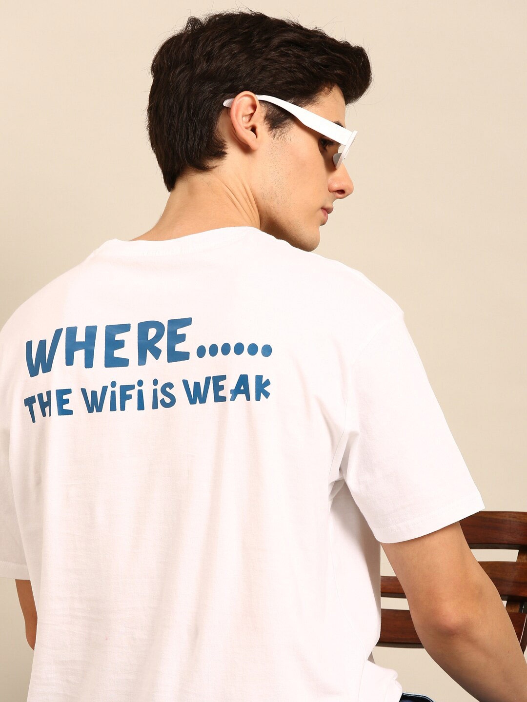 

recast Cotton Oversized Bio Finish T-shirt, White