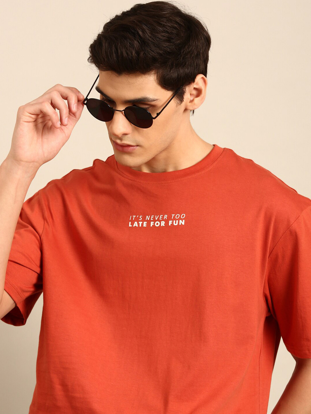 

recast Bio Finish Oversized T-shirt, Rust