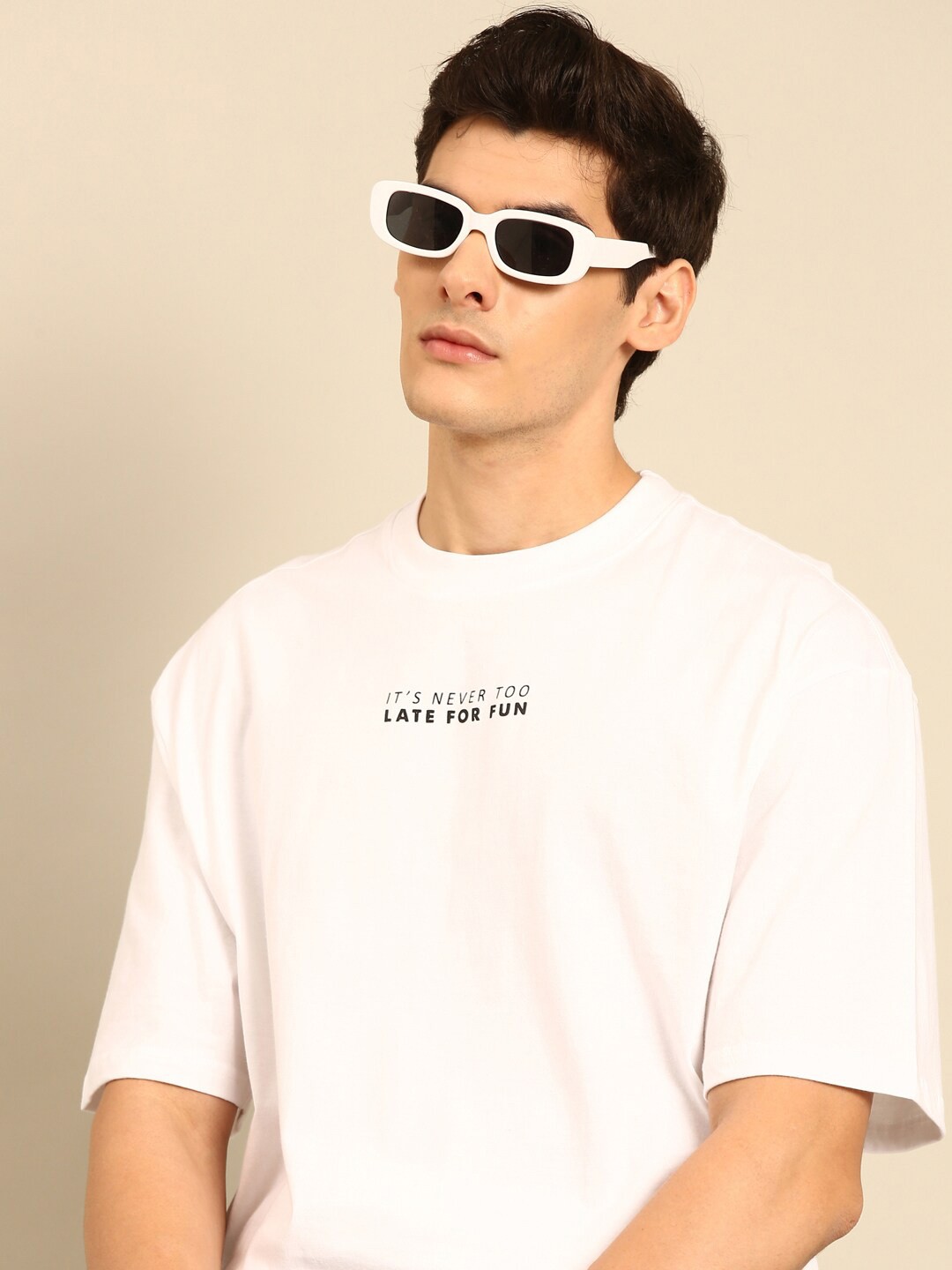 

recast Cotton Oversized Bio Finish T-shirt, White