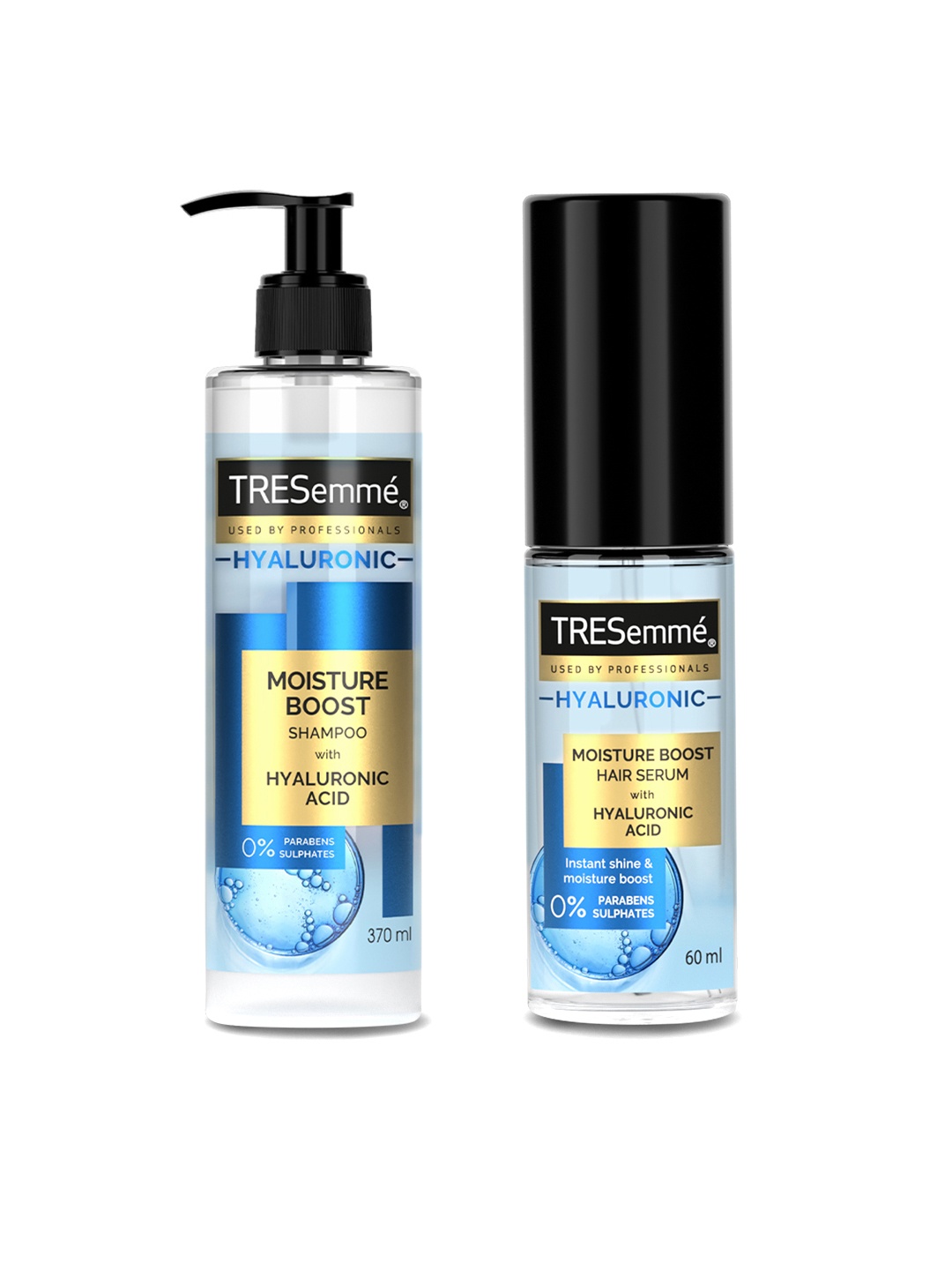 

TRESemme Hyaluronic Moisture Boost Shampoo 370ml & Hair Serum 60ml, Blue