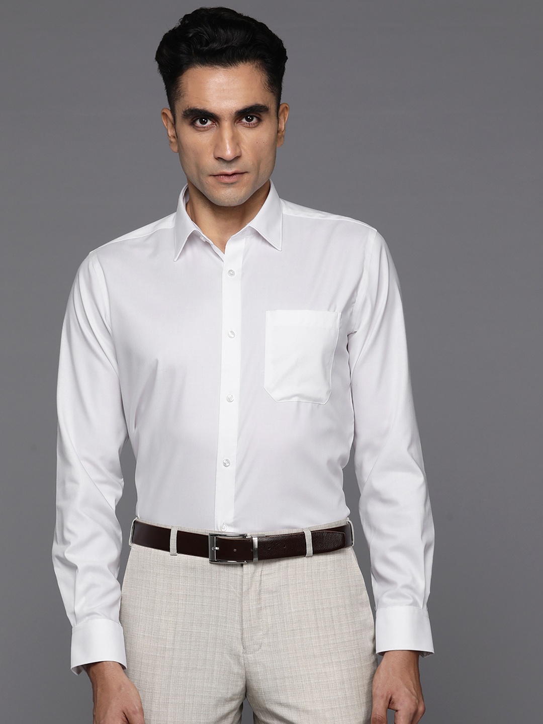 

Raymond Contemporary Fit Pure Cotton Formal Shirt, White