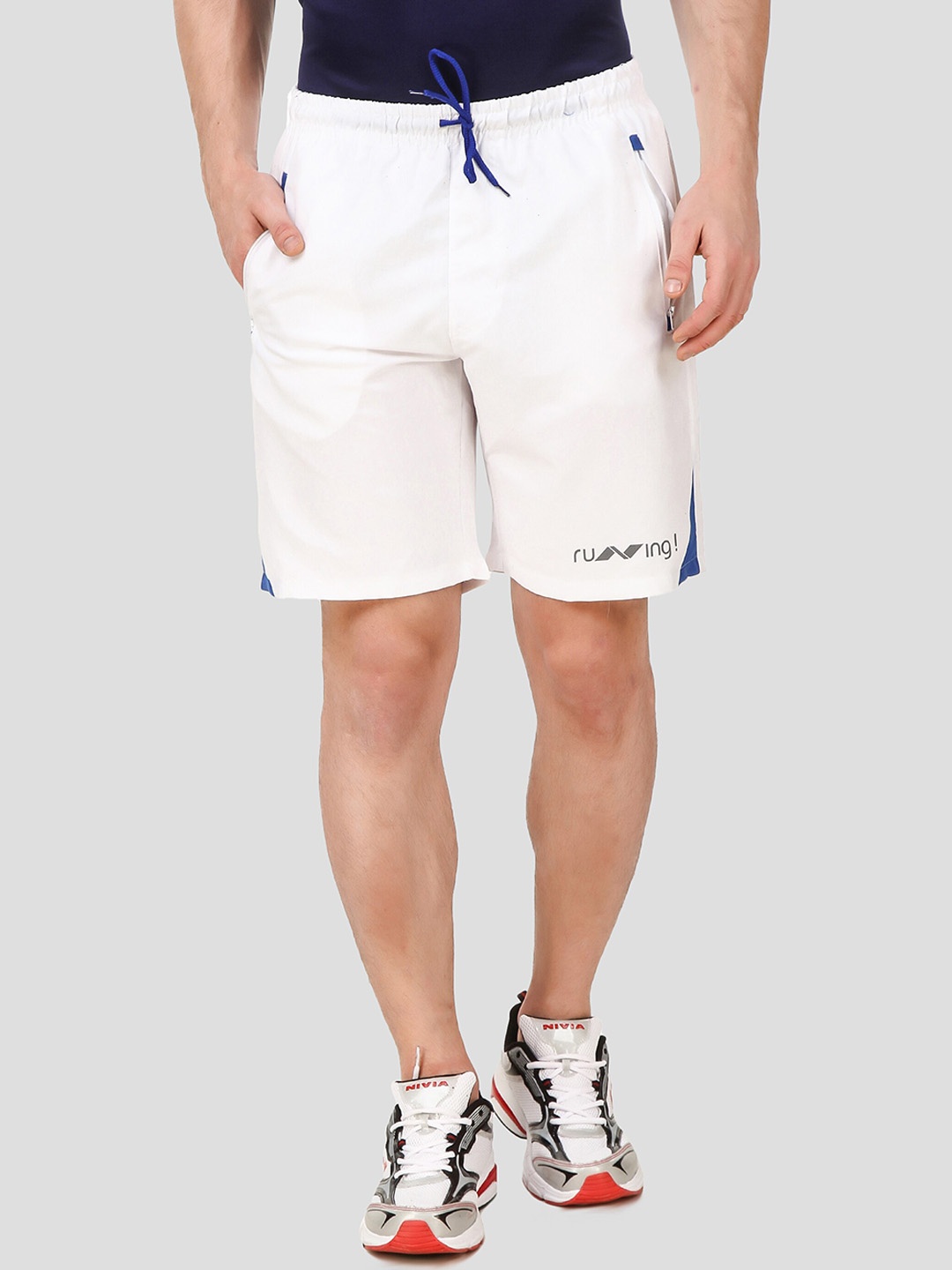 

NIVIA Men Training or Gym Sports Shorts, White