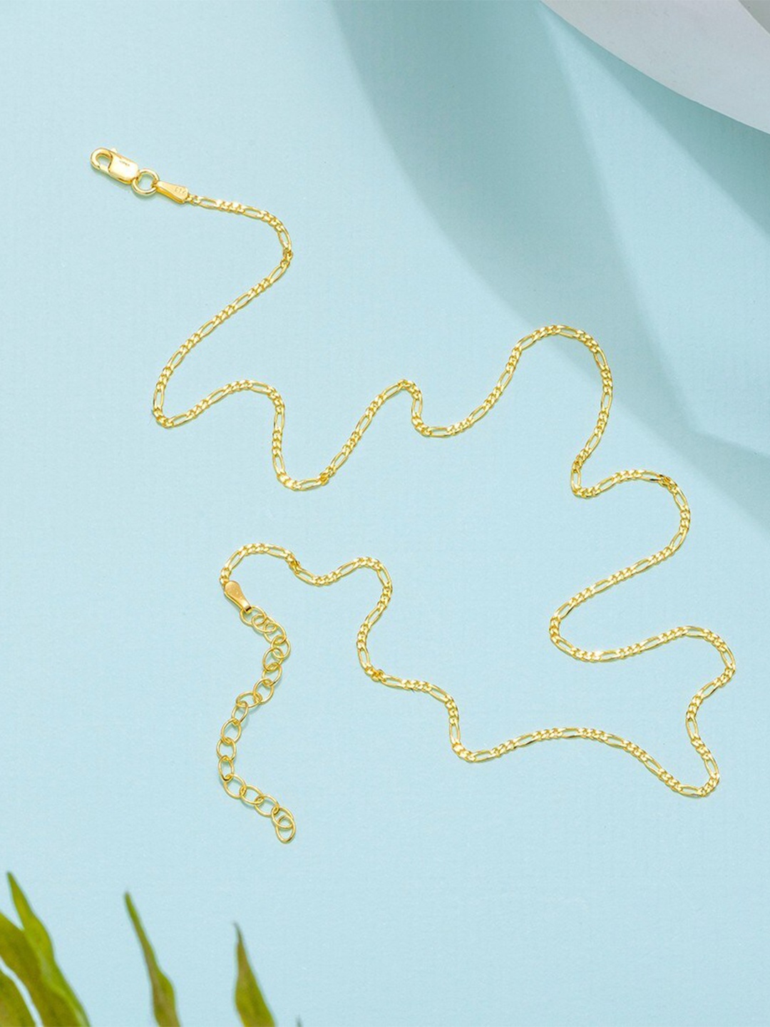 

Zavya Sterling Silver Gold-Plated Chain