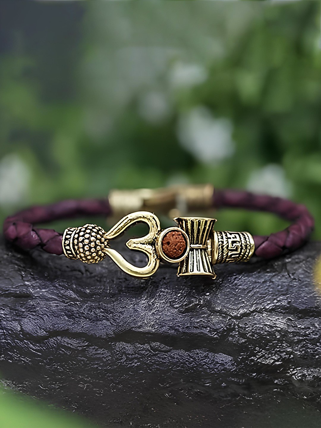 

KARISHMA KREATIONS Leather Wraparound Bracelet, Brown