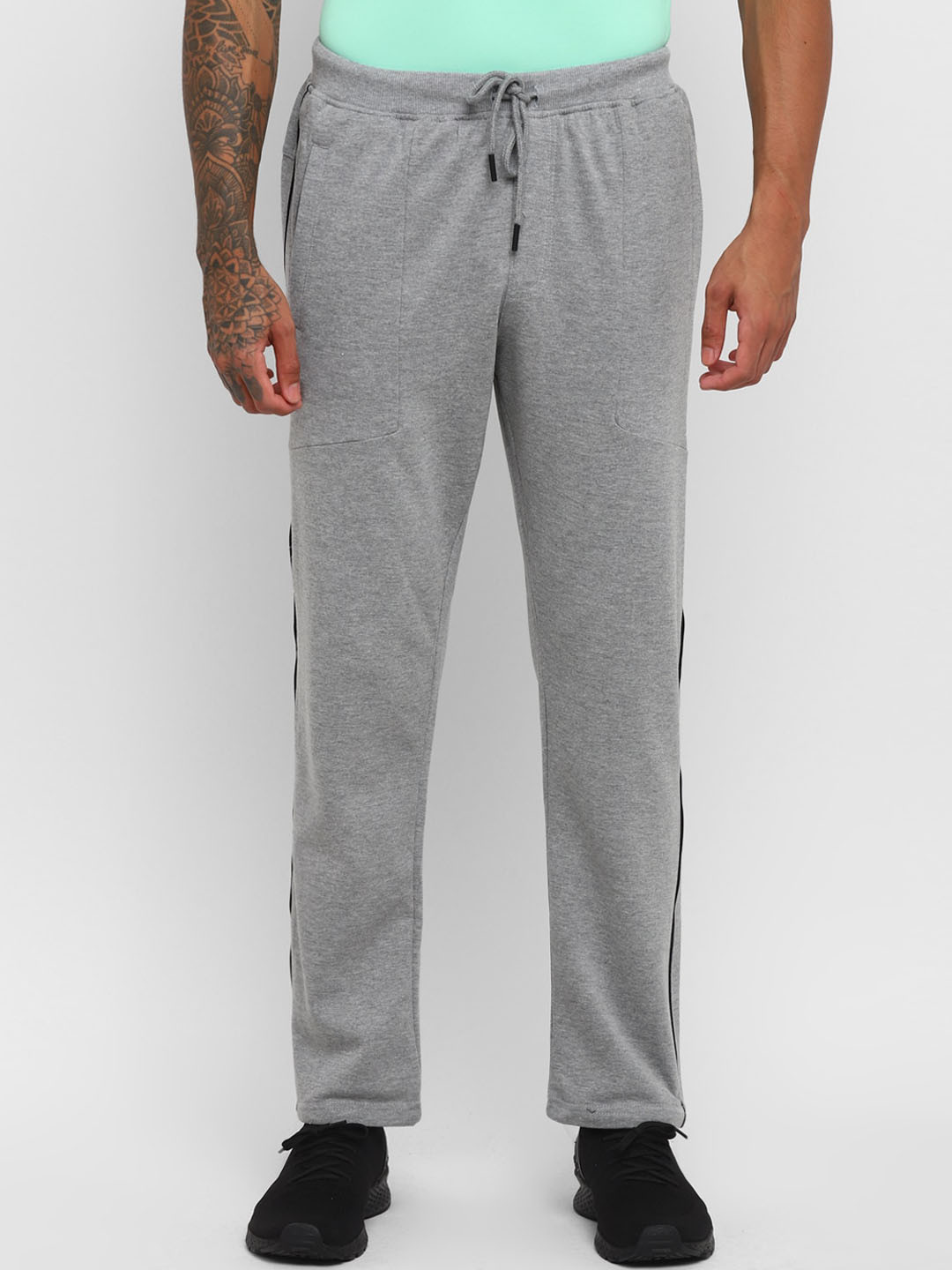

NIVIA Men Mid-Rise Track Pant, Grey