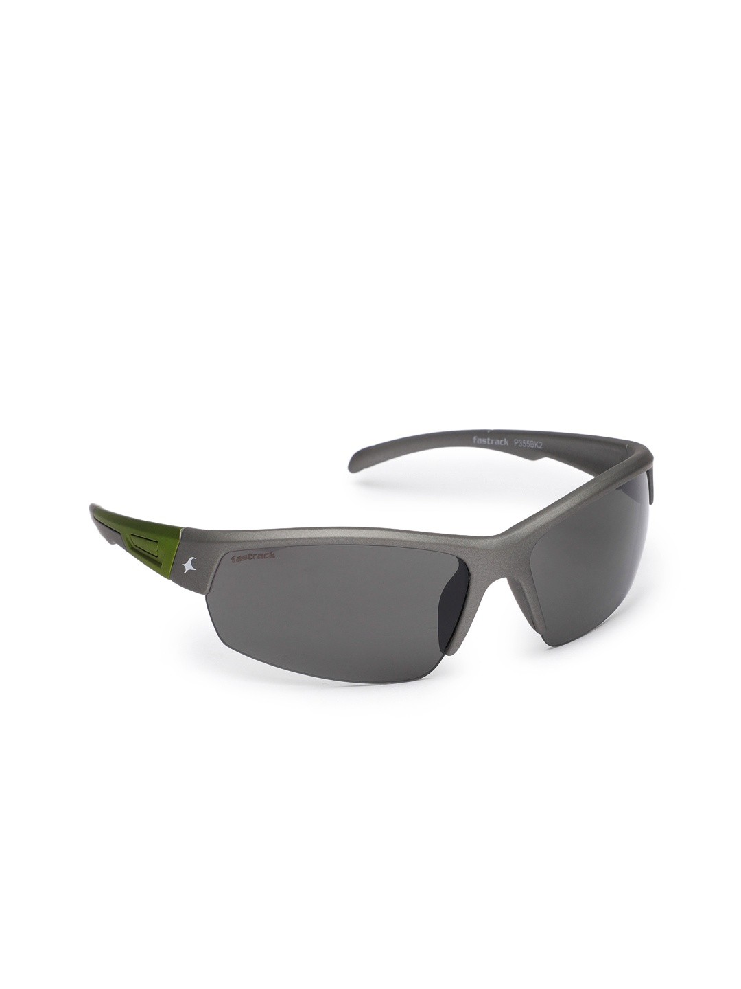 

Fastrack Men Sports Sunglasses P355BK2, Grey