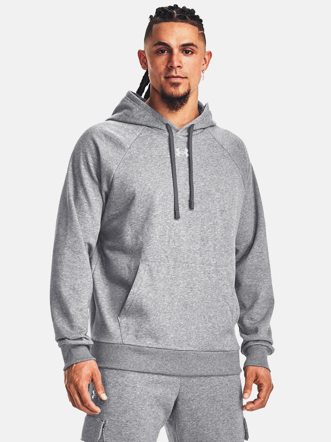 

UNDER ARMOUR Rival Fleece Hoodie, Grey melange