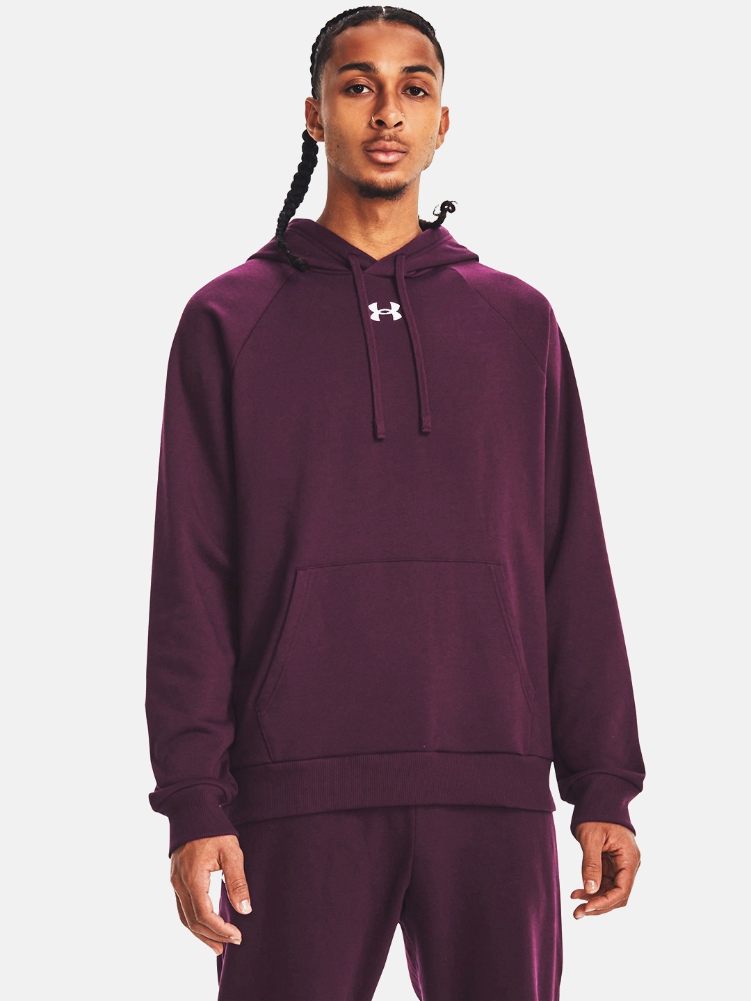 

UNDER ARMOUR Rival Fleece Hoodie, Maroon