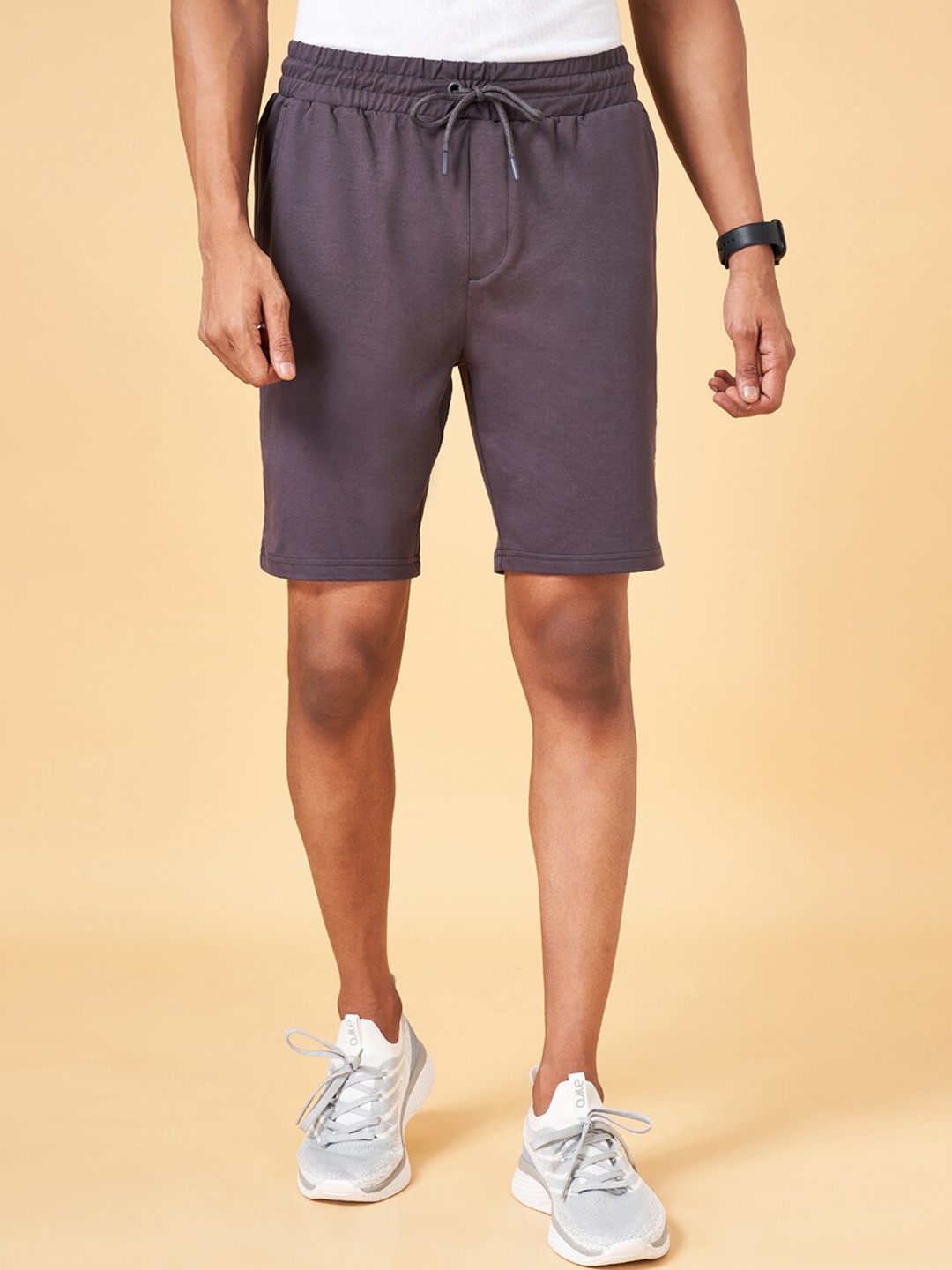 

Ajile by Pantaloons Men Slim Fit Shorts, Grey