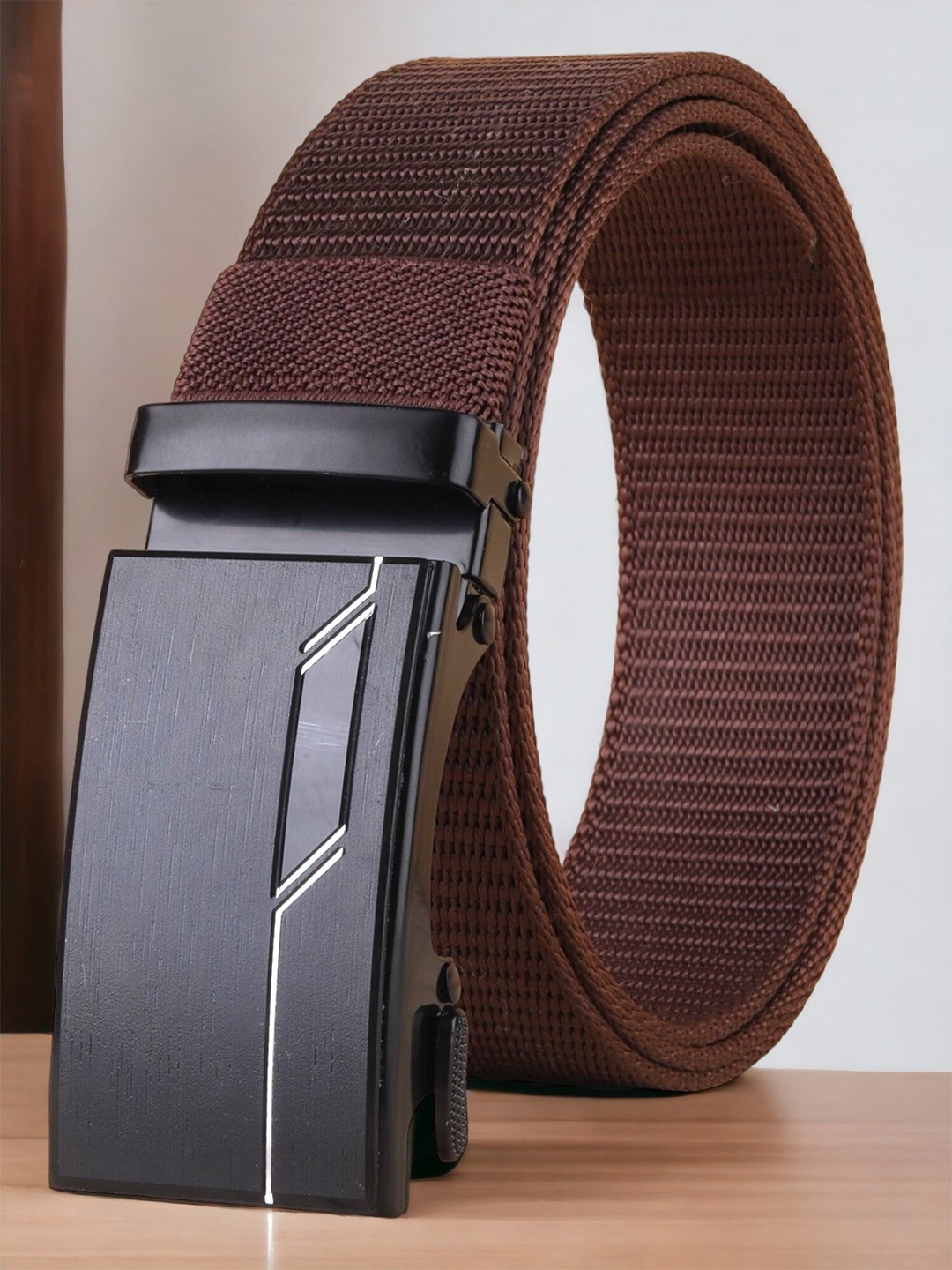 

Roadster Men Textured Belt, Brown