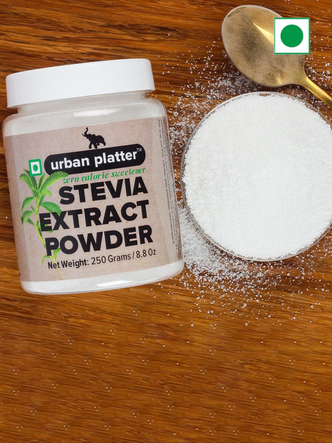 

URBAN PLATTER Stevia Extract Powder- 250 g, White