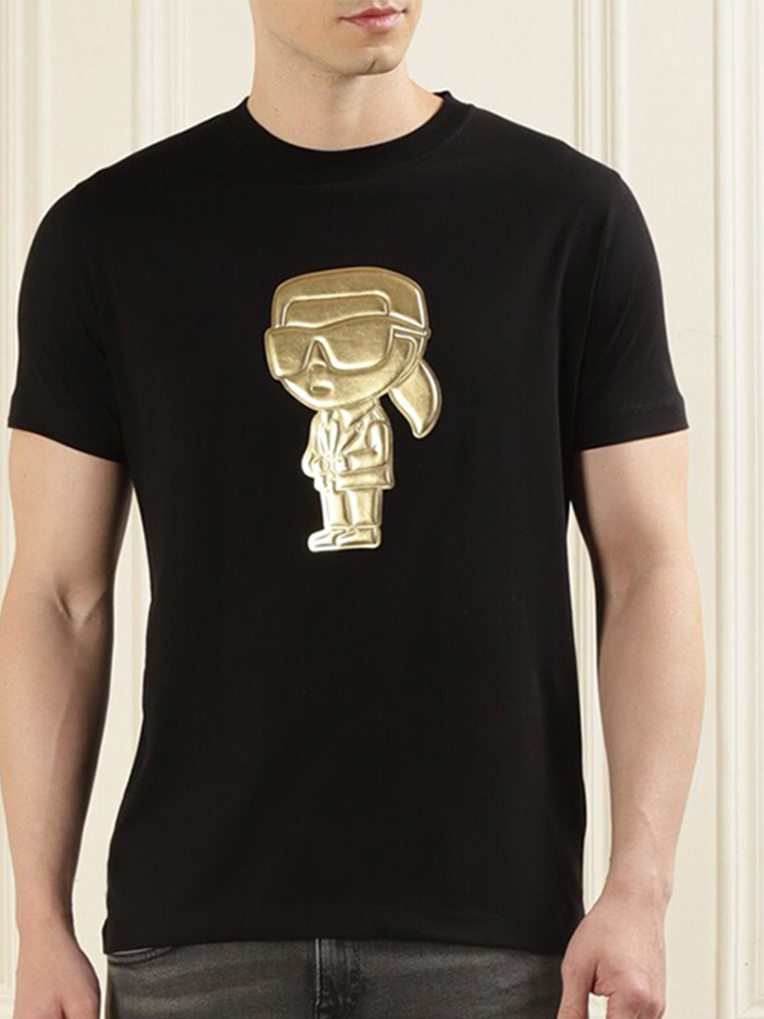 

Karl Lagerfeld Polo Collar Slim Fit T-shirt, Black