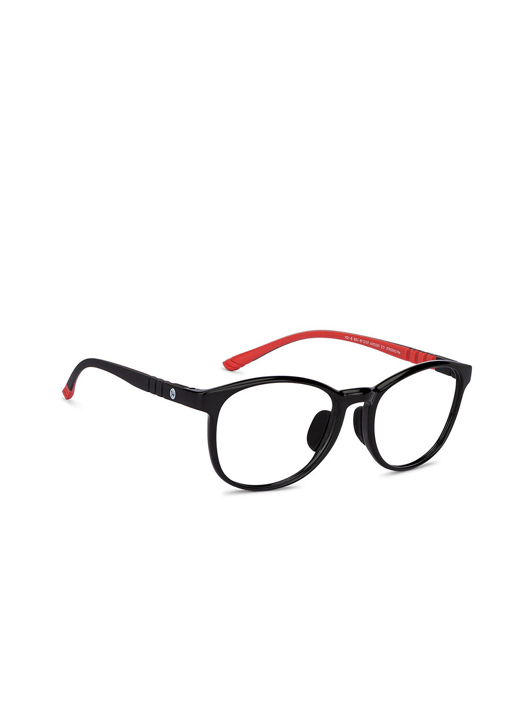 

Hooper by Lenskart Unisex Kids Full Rim Round Frames, Black
