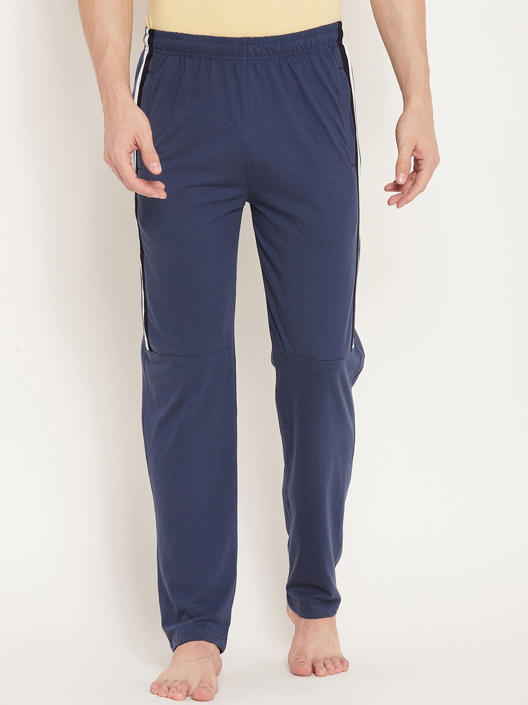 

Okane Mid Rise Cotton Lounge Pants, Blue
