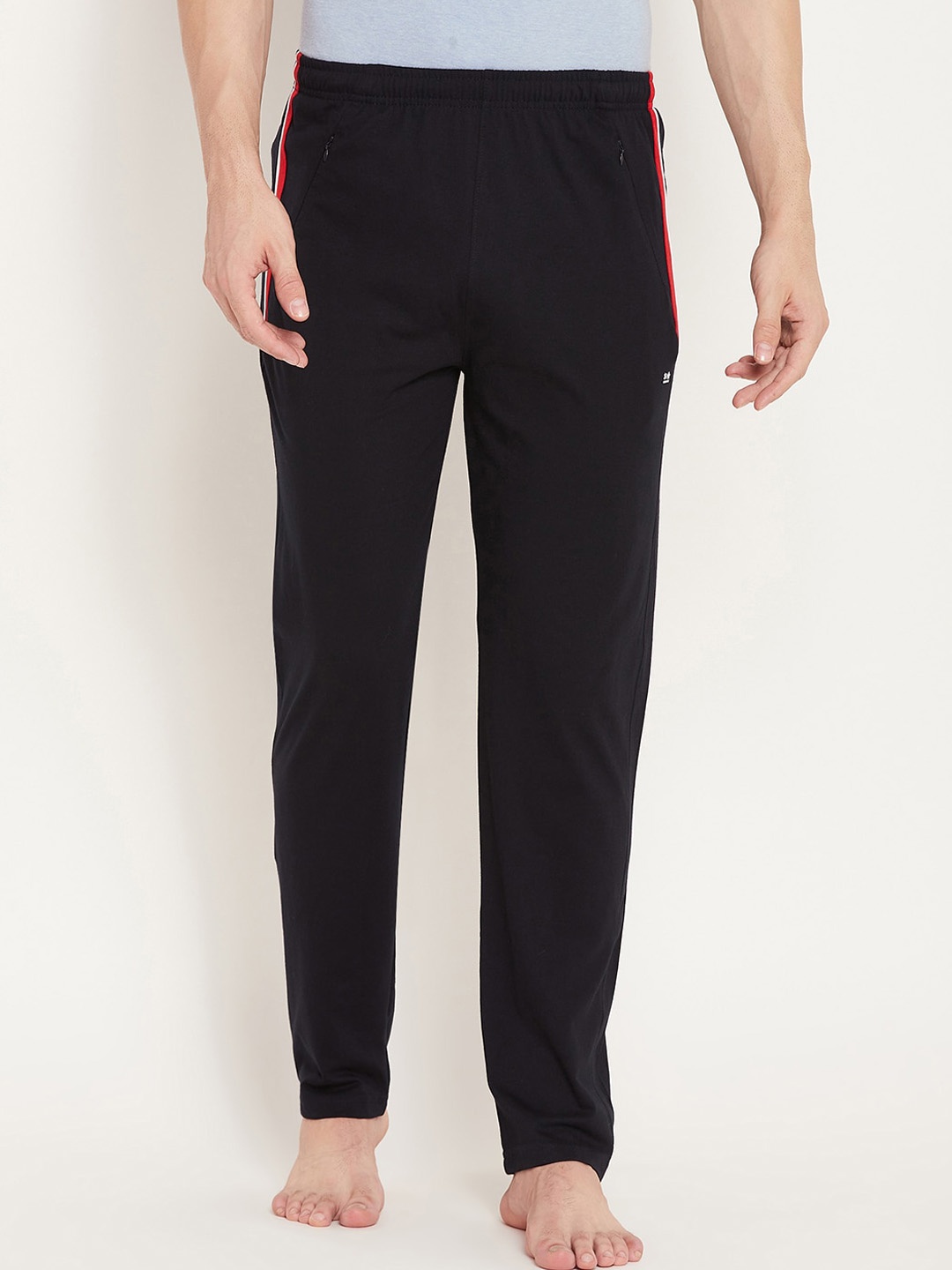 

Okane Mid-Rise Cotton Lounge Pant, Navy blue