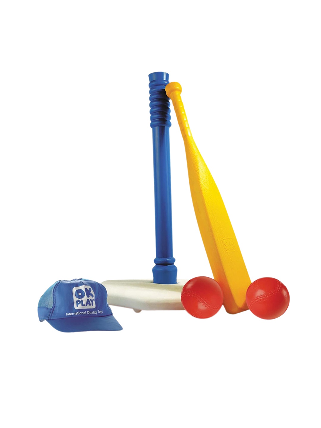 

OK PLAY Kids Baseball Kit Activity Toy, Yellow
