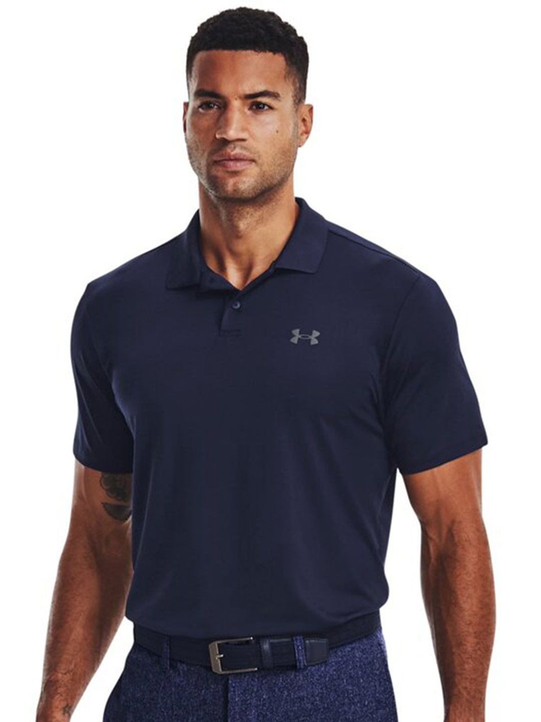 

UNDER ARMOUR Performance 3.0 Polo Collar T-Shirt, Navy blue