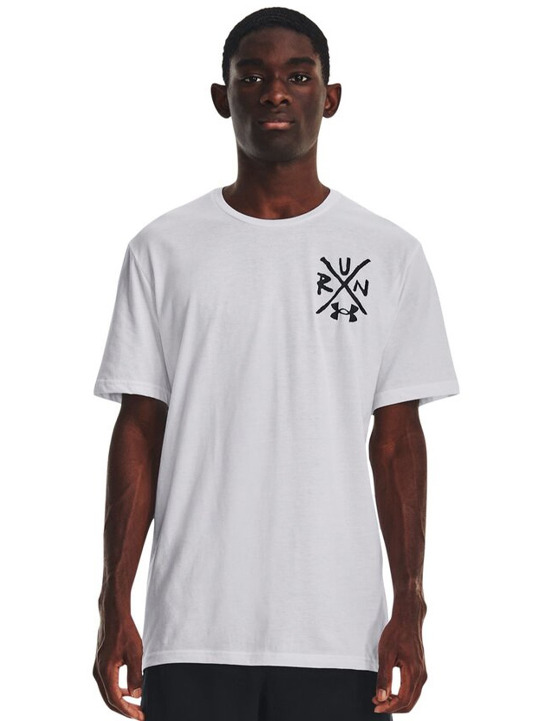 

UNDER ARMOUR RUN LIKE HELL Short Sleeves T-Shirt, White