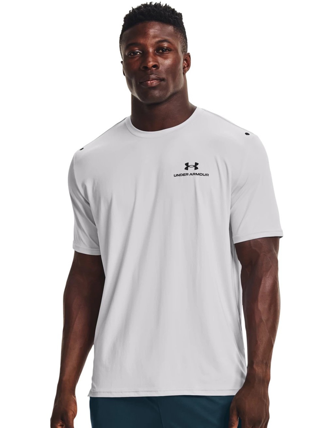 

UNDER ARMOUR Round Neck T-Shirt, Grey