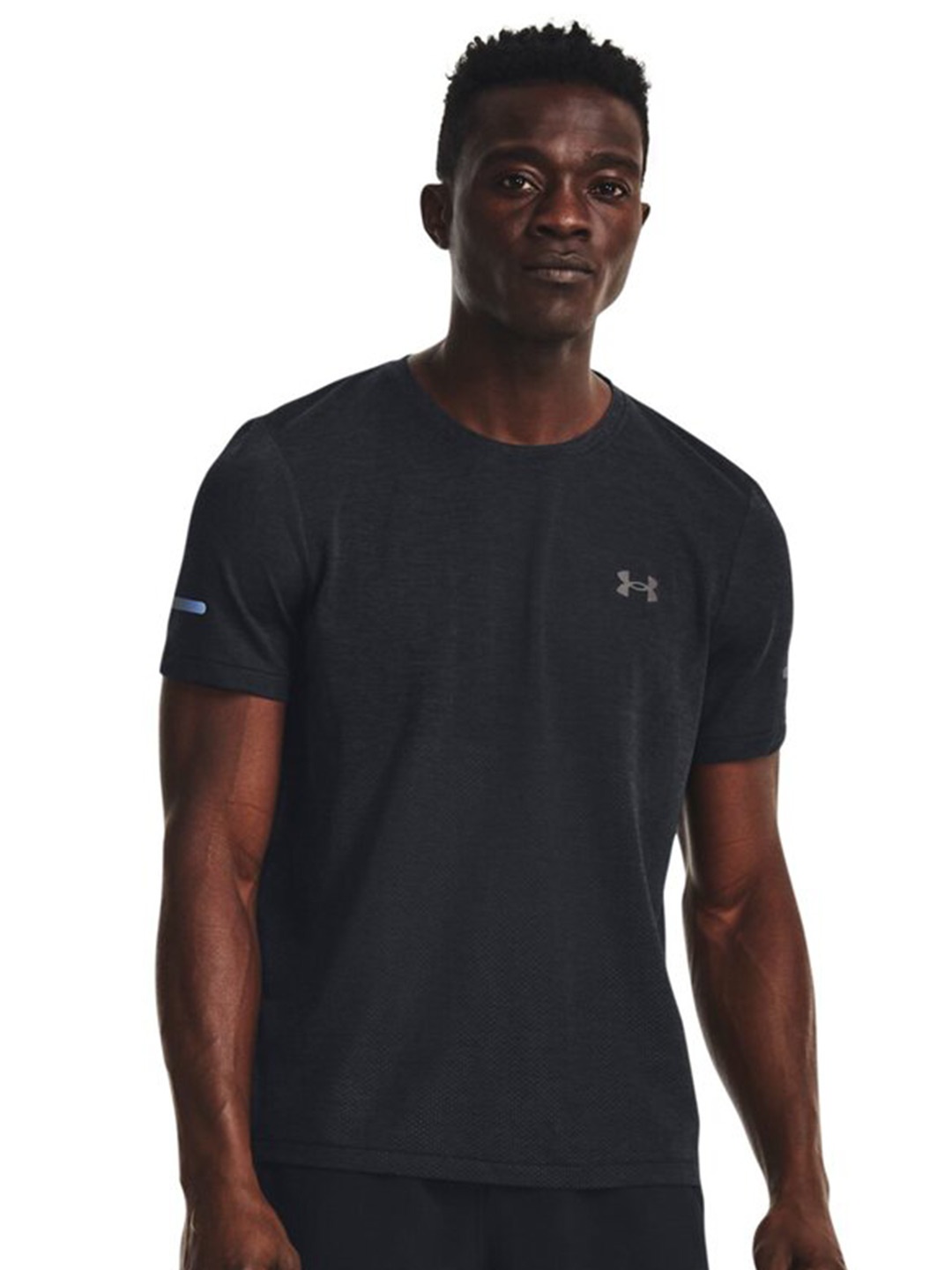 

UNDER ARMOUR Round Neck Slim-Fit T-Shirt, Black