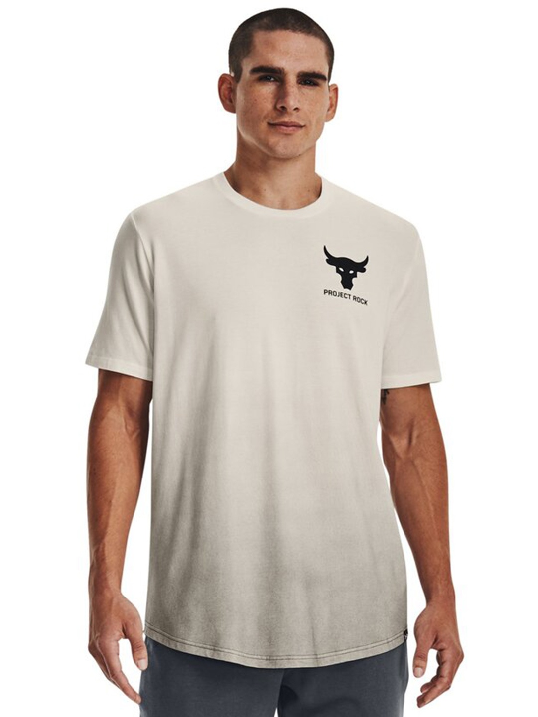 

UNDER ARMOUR Round Neck T-Shirt, White
