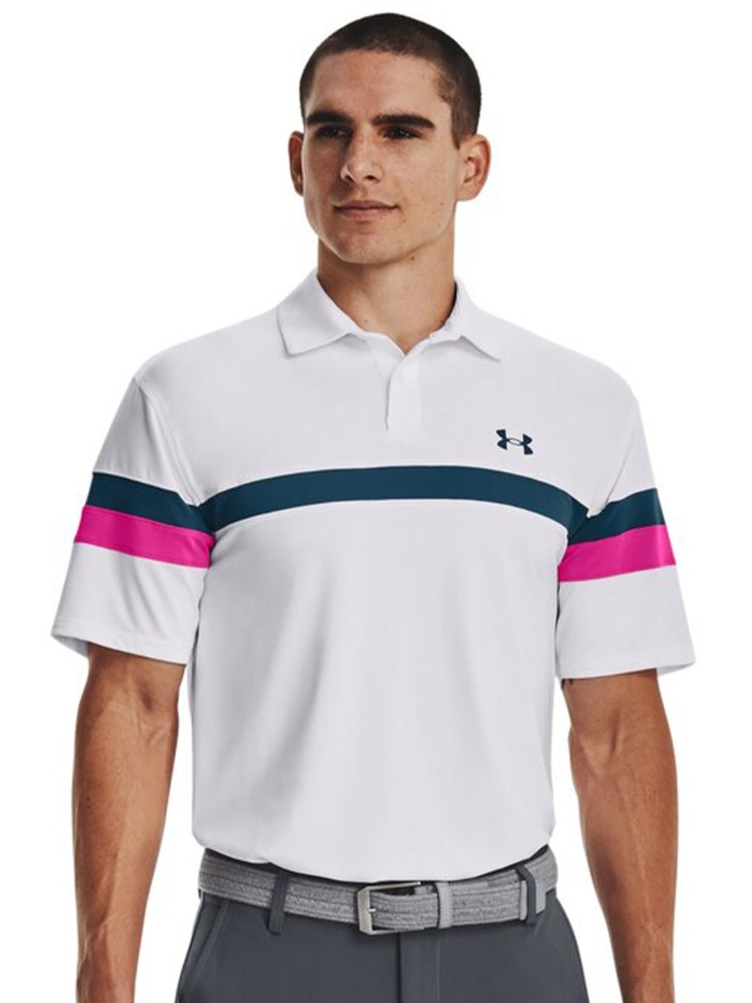 

UNDER ARMOUR T2G Polo Collar T-Shirt, White