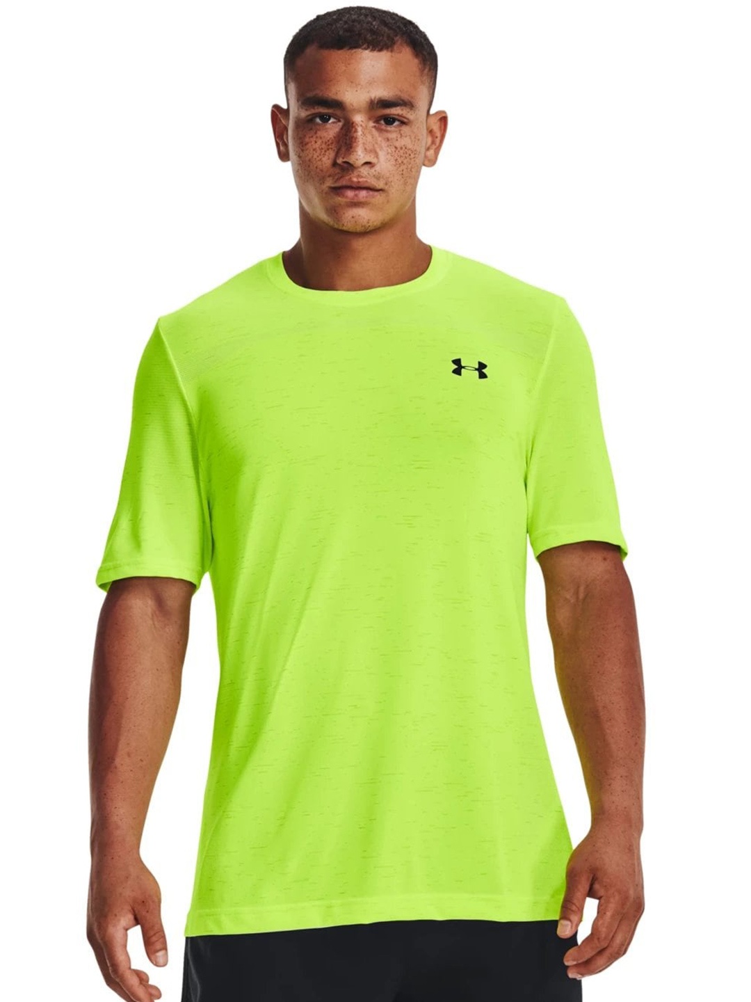 

UNDER ARMOUR Round Neck Slim-Fit T-Shirt, Green