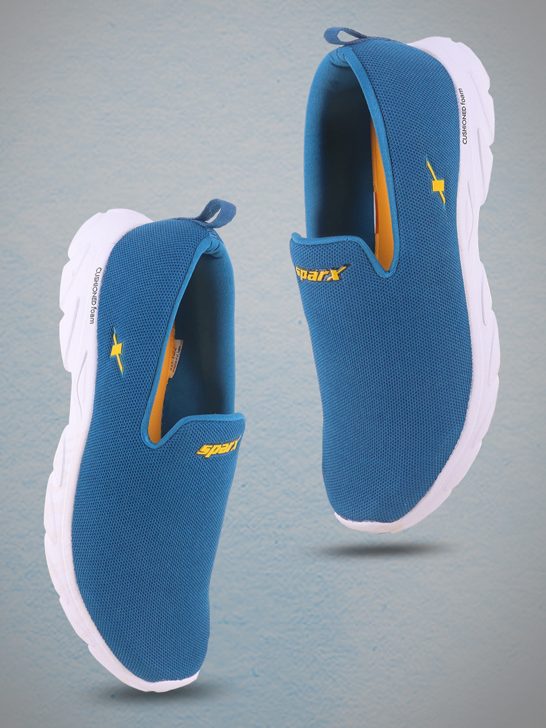 

Sparx Men Mesh Slip-On Walking Shoes, Blue