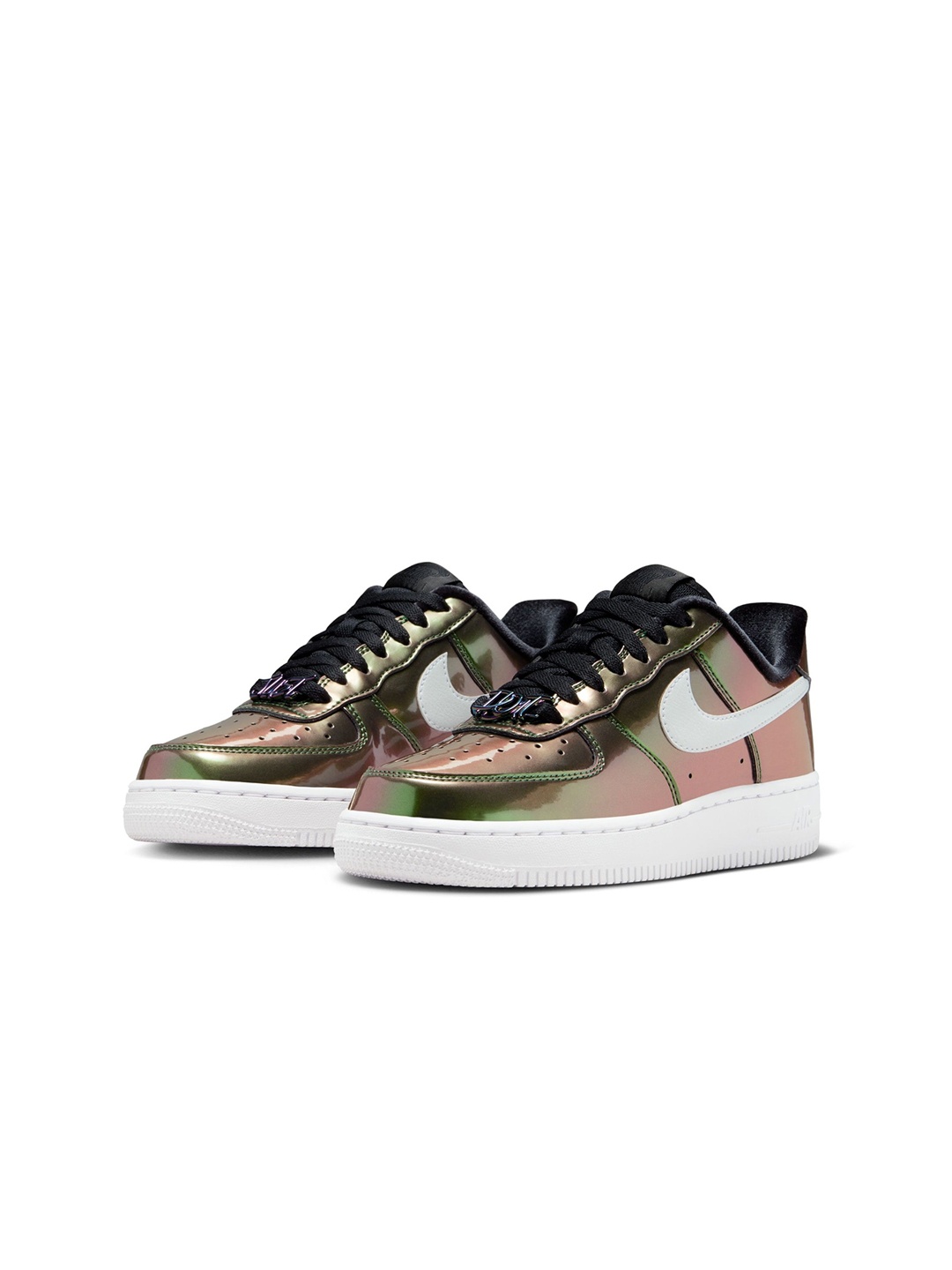 

Nike Women Air Force 1 07 LX Perforated Sneakers, Metallic