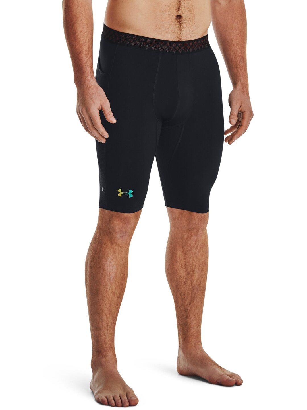 

UNDER ARMOUR Men Mid-Rise Sports Shorts, Black