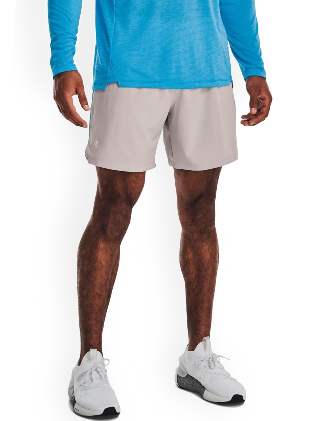 

UNDER ARMOUR UA SPEEDPOCKET 7'' Men Mid-Rise Sports Shorts, Grey