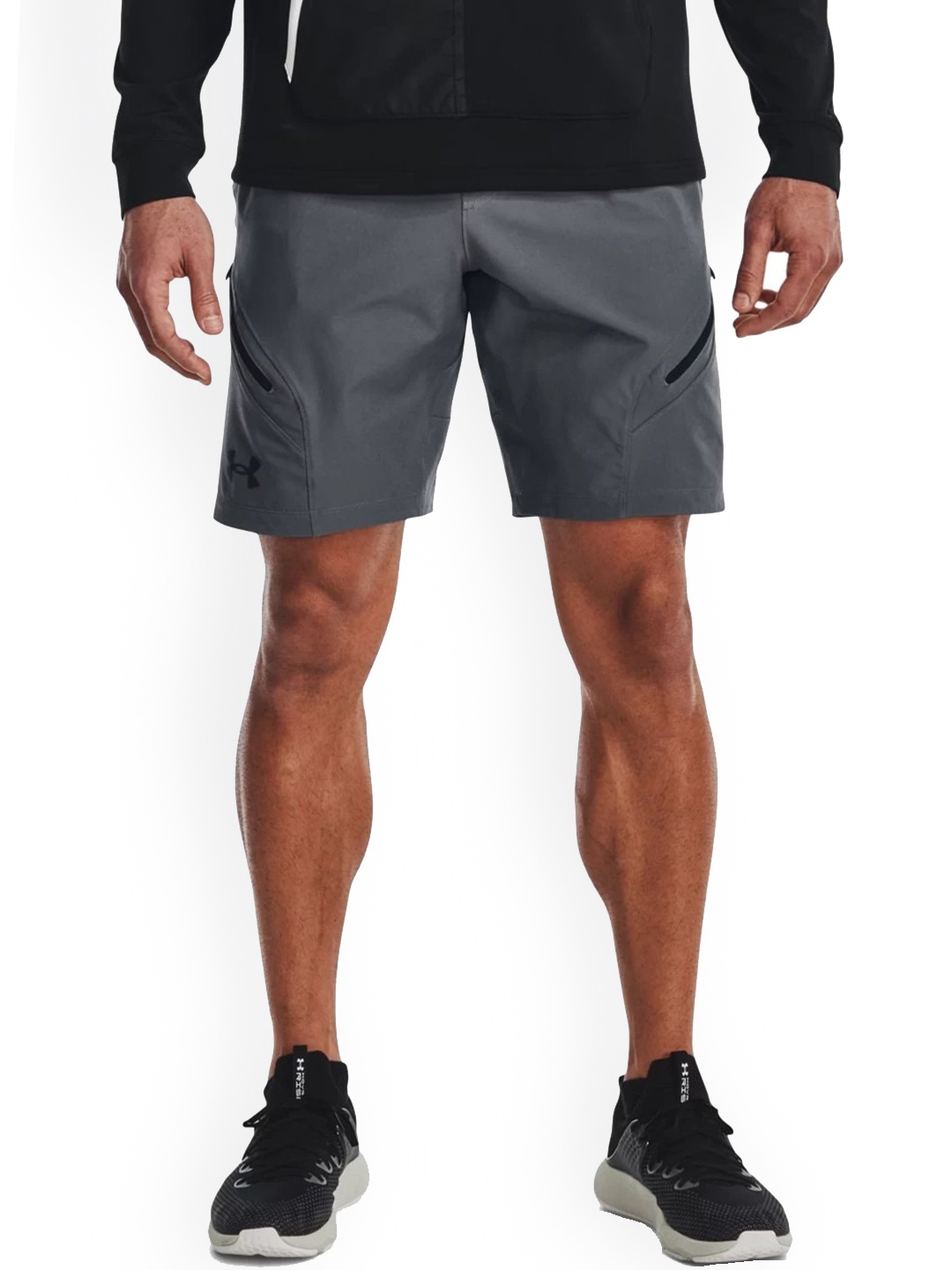 UNDER ARMOUR Men Unstoppable Cargo Shorts, Grey