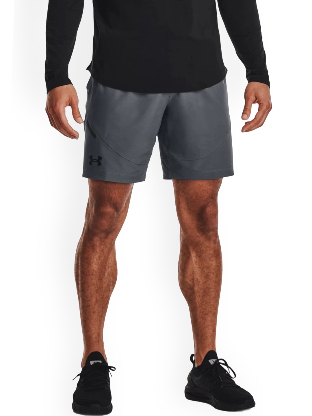 

UNDER ARMOUR Unstoppable Men Mid-Rise Sports Shorts, Grey