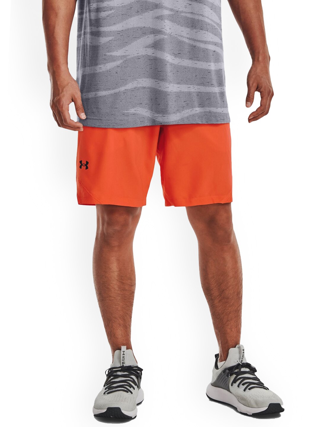 

UNDER ARMOUR Men Mid-Rise UA Vanish Woven Sports Shorts, Orange