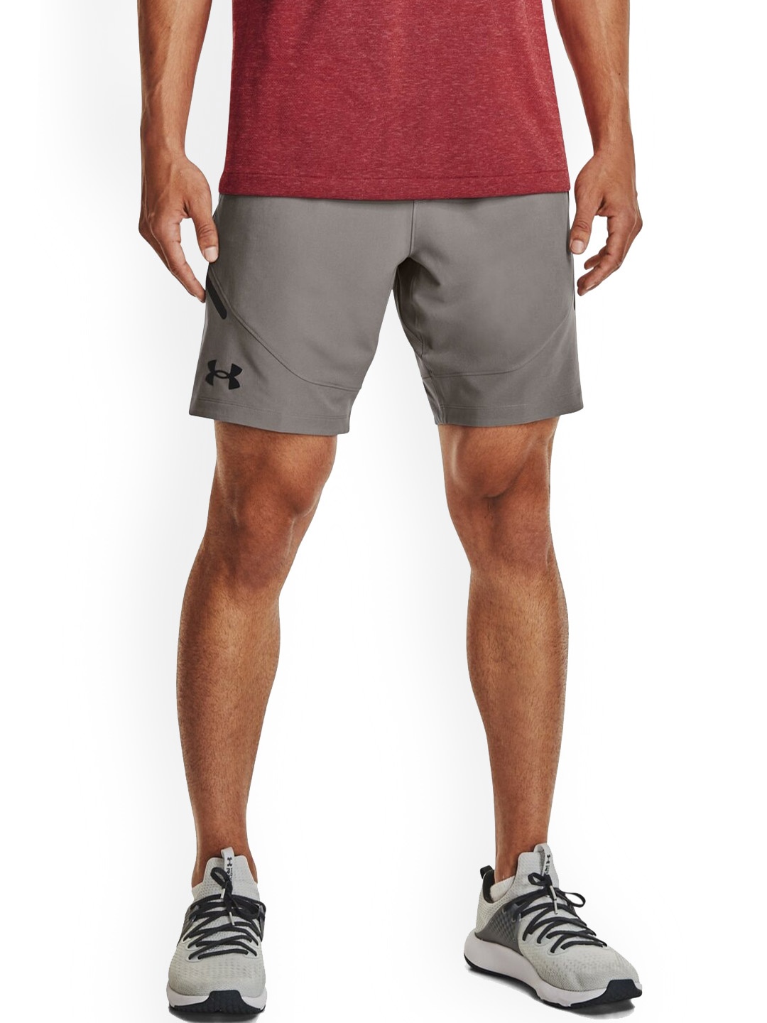 

UNDER ARMOUR Men Mid-Rise Sports Shorts, Grey