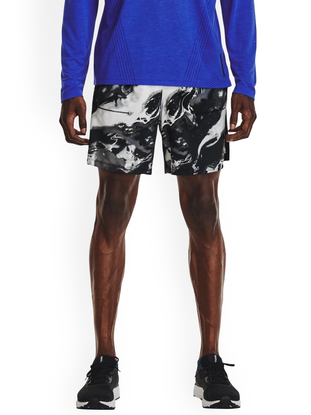 

UNDER ARMOUR Men Printed Sports Shorts, Black